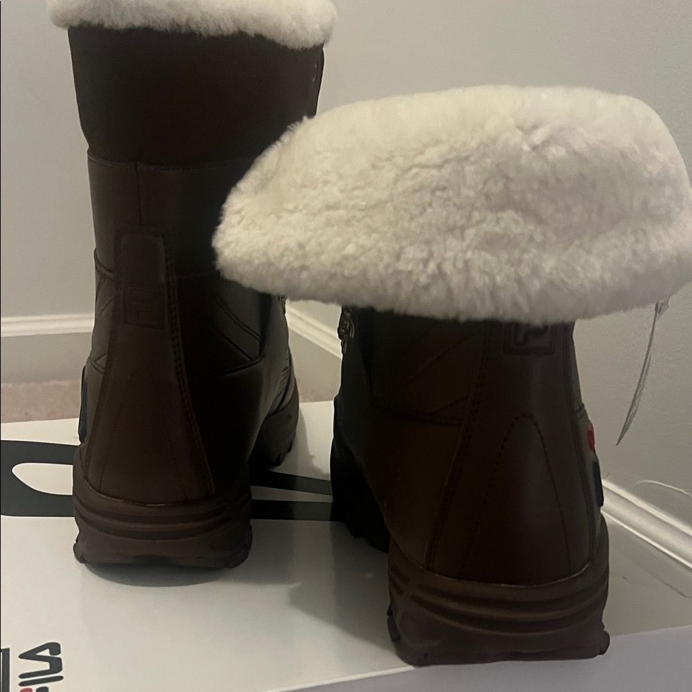 Fila Chocolate and Cream Winter Boots - Picture 5 of 6